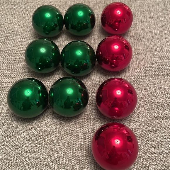 Set of 10 Vintage RAUCH IND. Glass Christmas Ornaments in Good Condition - Picture 9 of 11